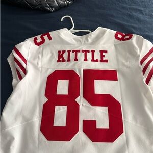 White and Red Football Jersey